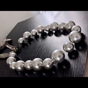 Silver Bead Necklace